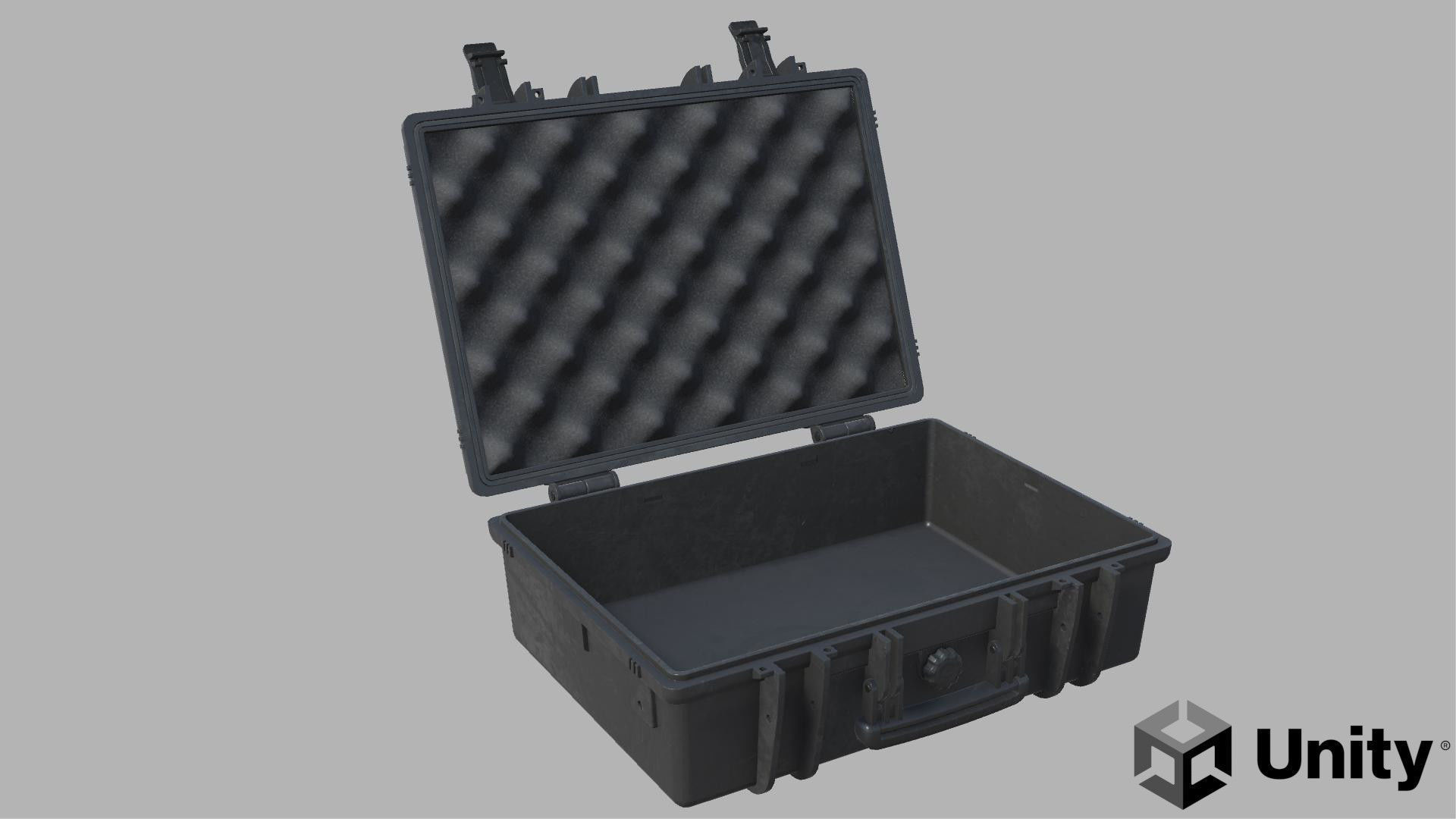 Hard case Low-poly 3D model_2
