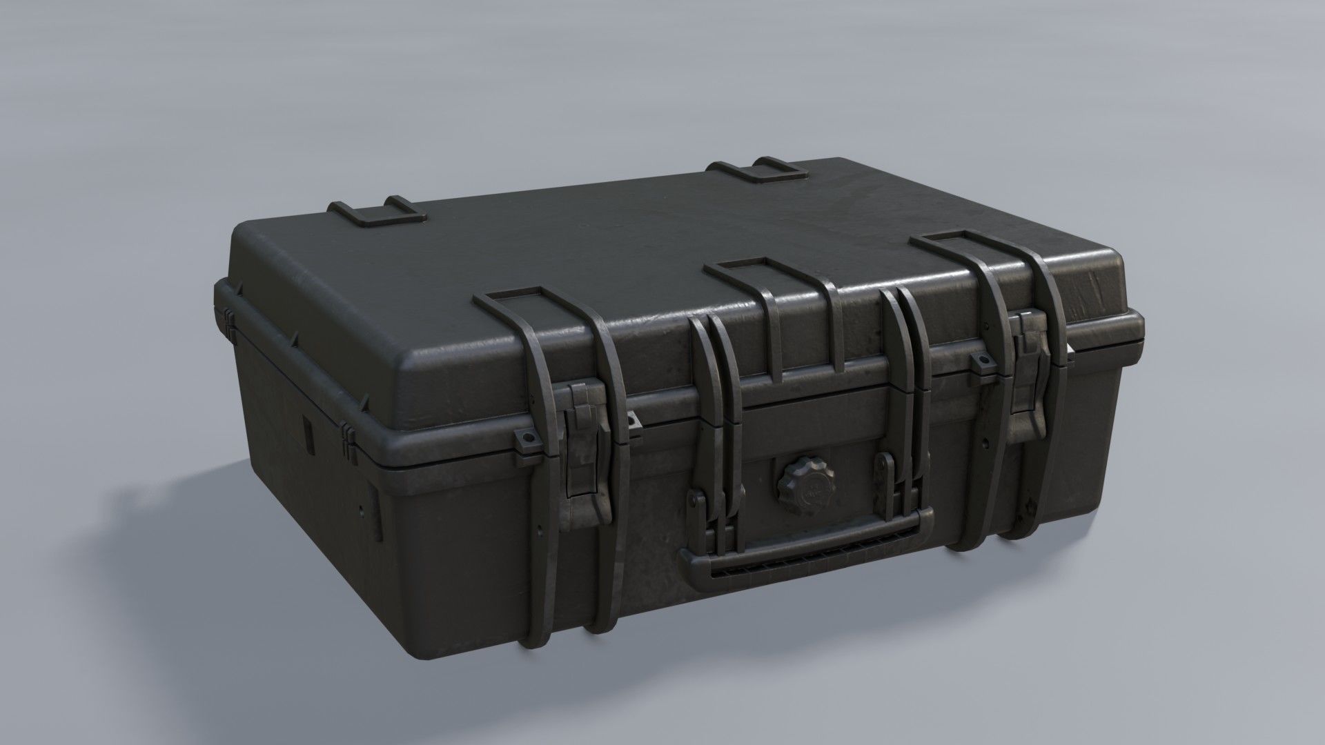 Hard case Low-poly 3D model_1