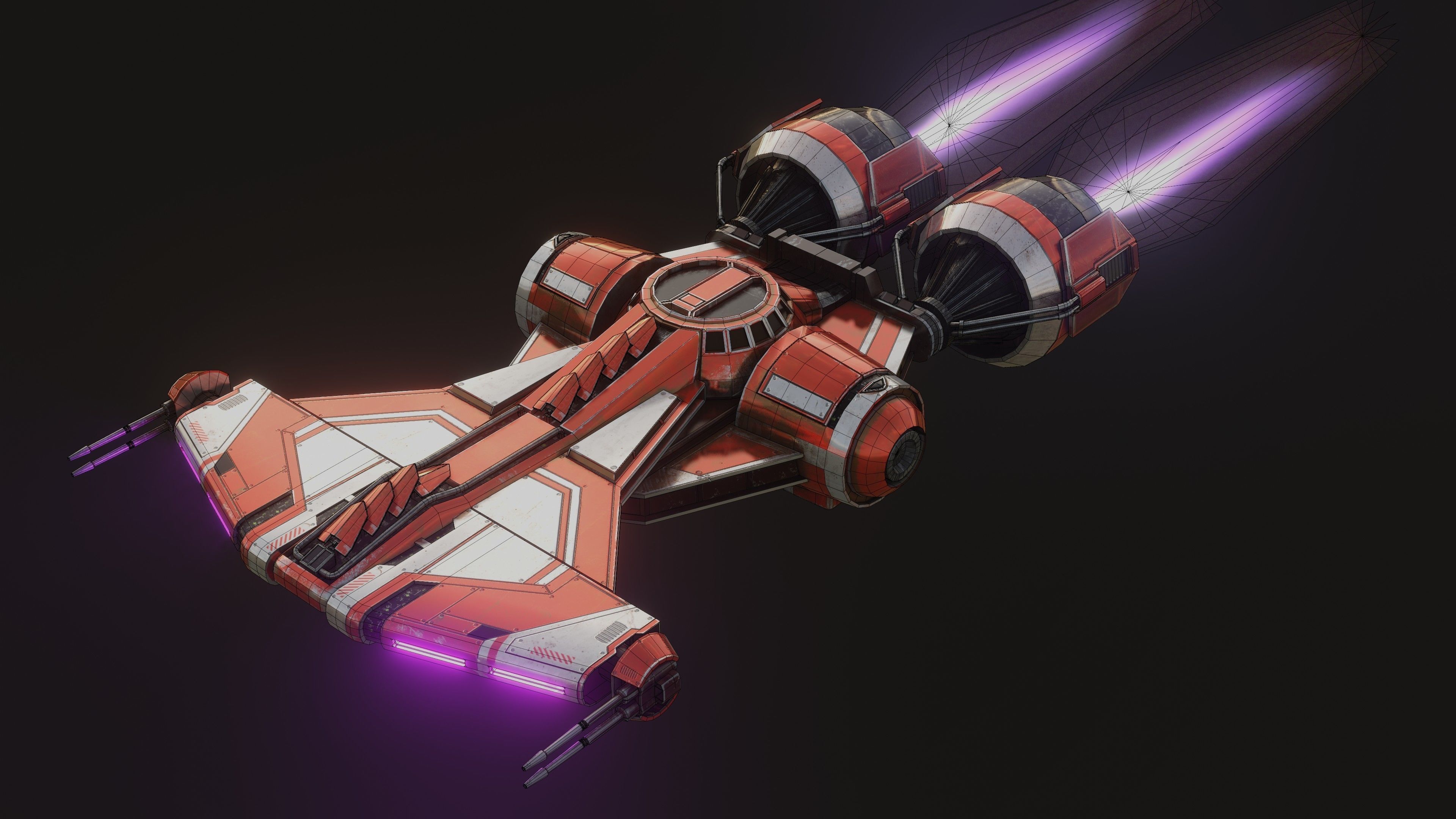 Cyberpunk Vehicles 3D model_8