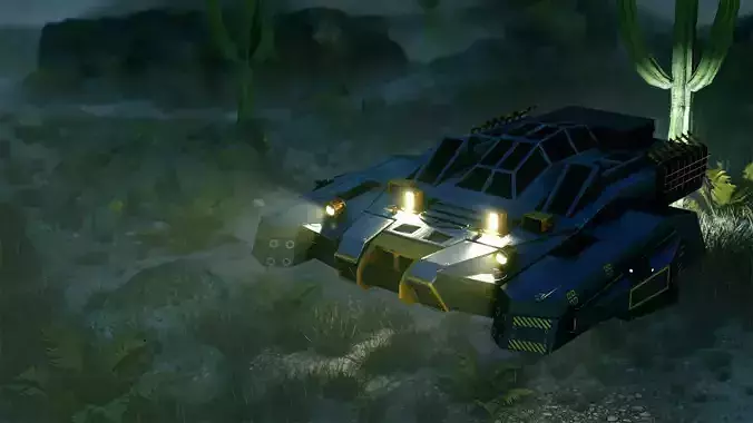 Cyberpunk Vehicles 3D model