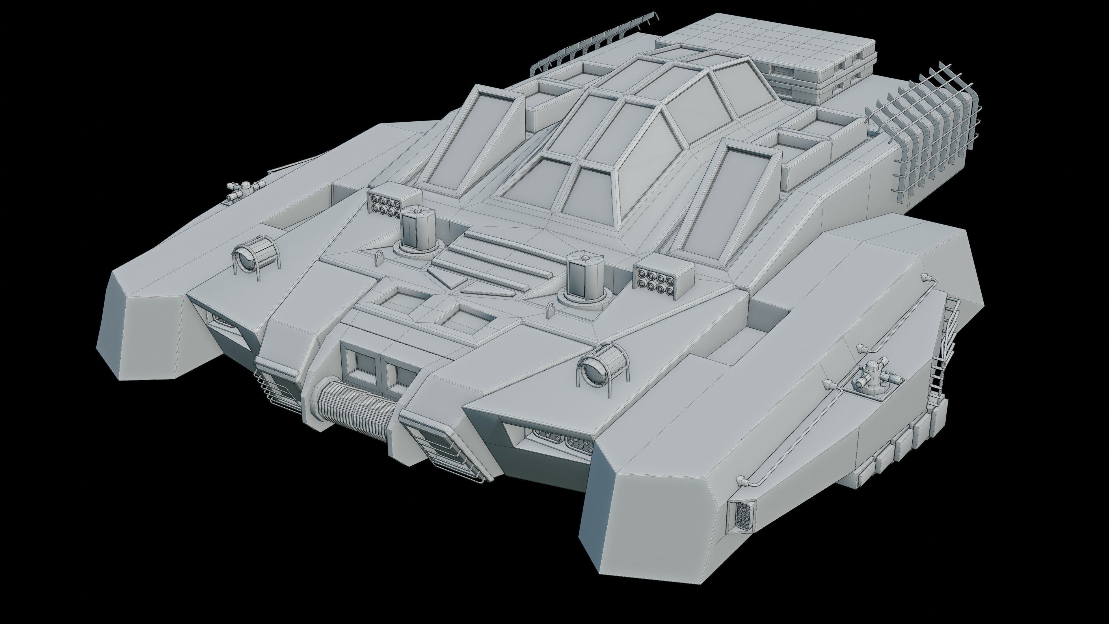 Cyberpunk Vehicles 3D model_6