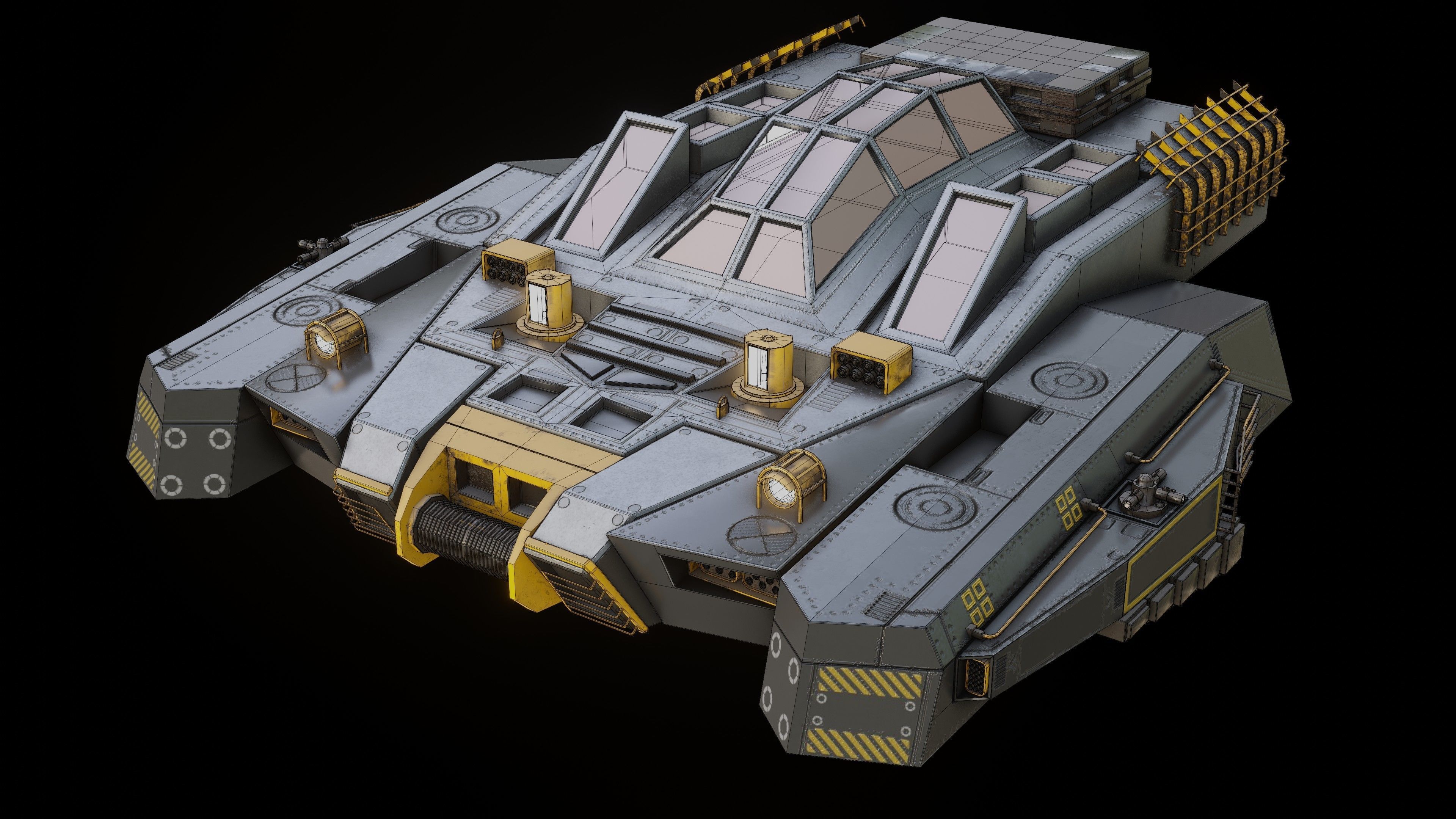 Cyberpunk Vehicles 3D model_5
