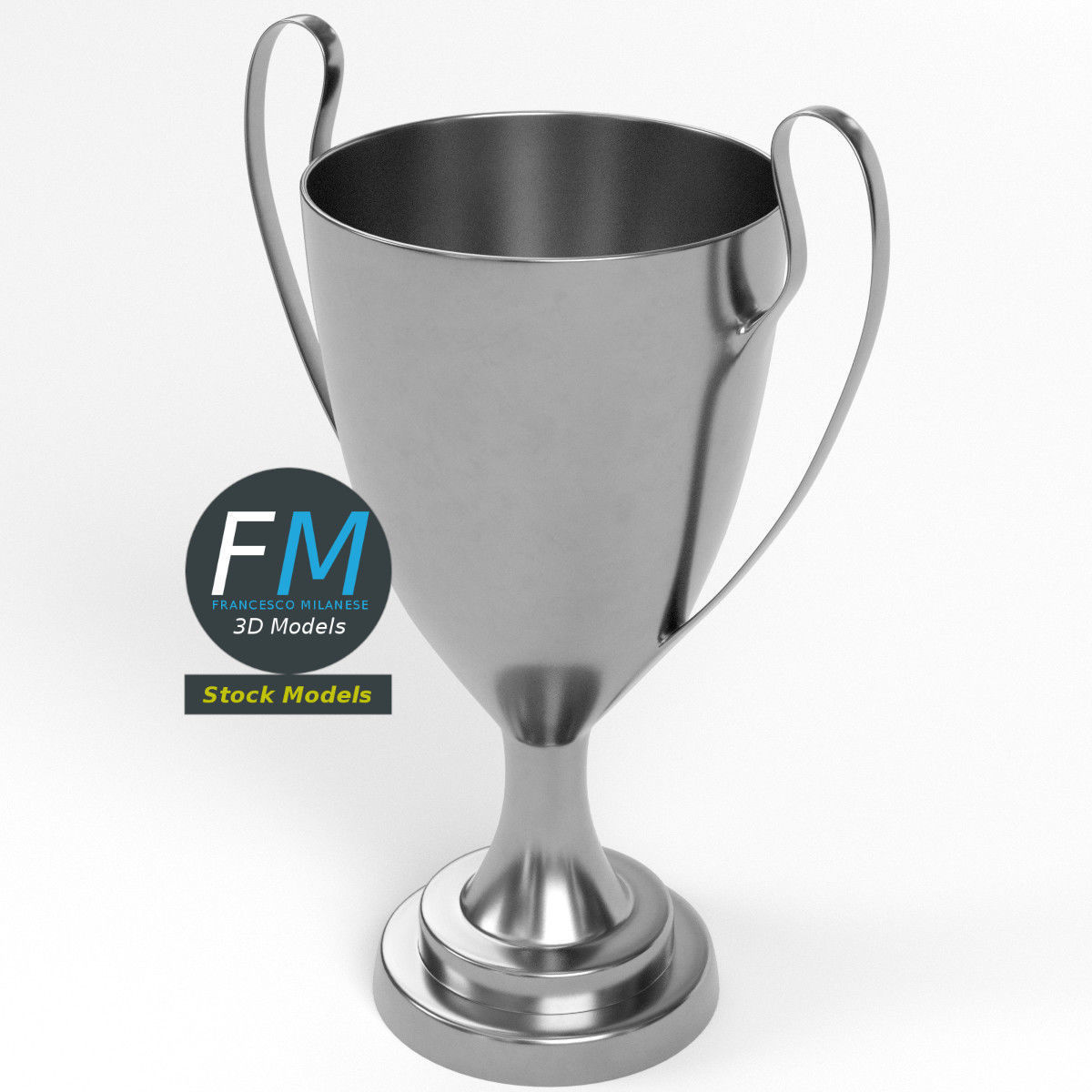 Trophy cup 3 3D model_2