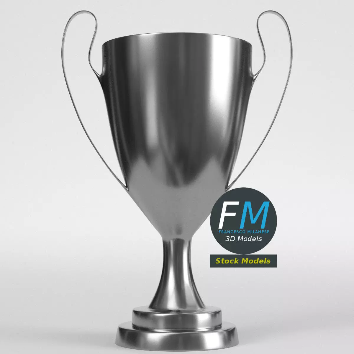 Trophy cup 3 3D model_0