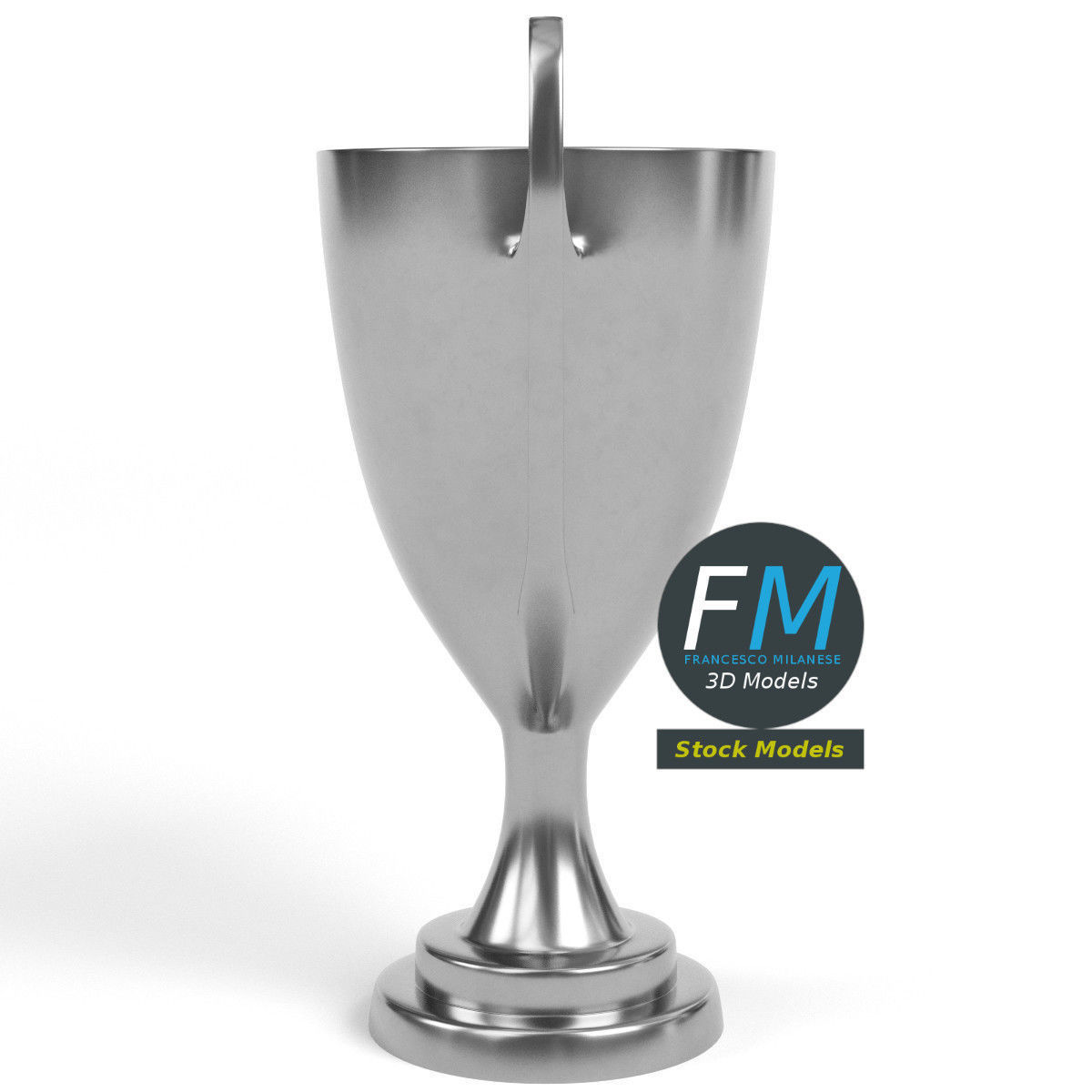 Trophy cup 3 3D model_4