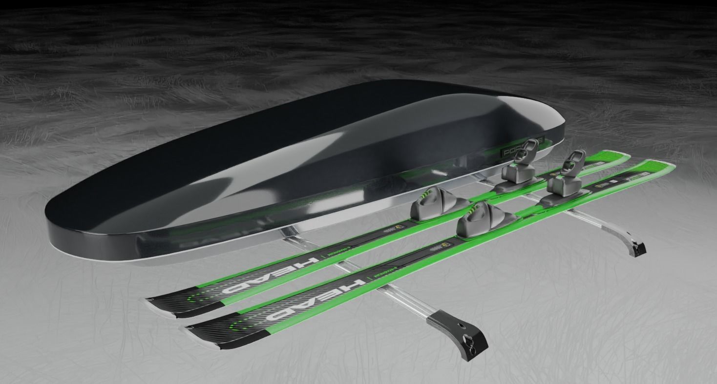 Porsche Carrera Tuned Low-poly 3D model_15