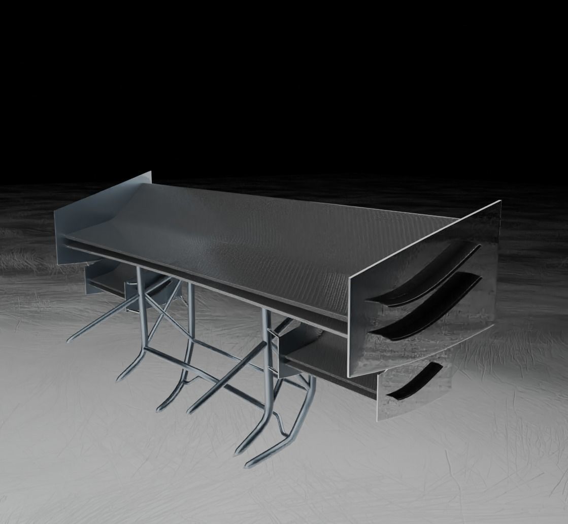 Porsche Carrera Tuned Low-poly 3D model_12