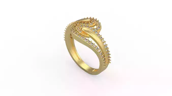 Woman Solitaire Ring 442