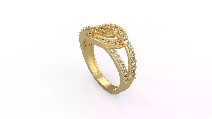 Woman Solitaire Ring 443