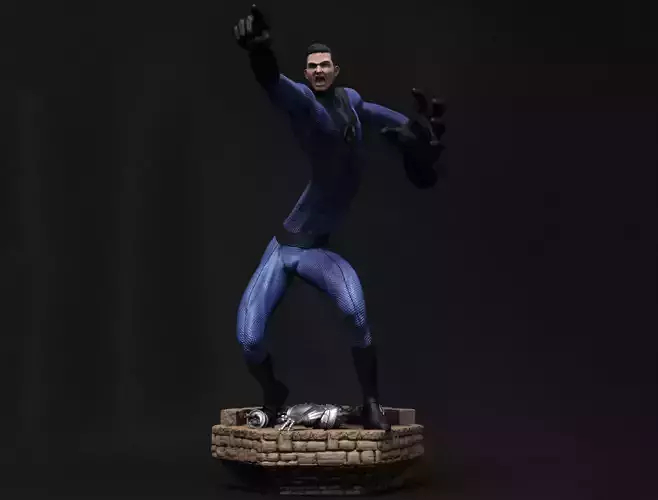 Mr Fantastic Statues 3D Model Ready to Print STL