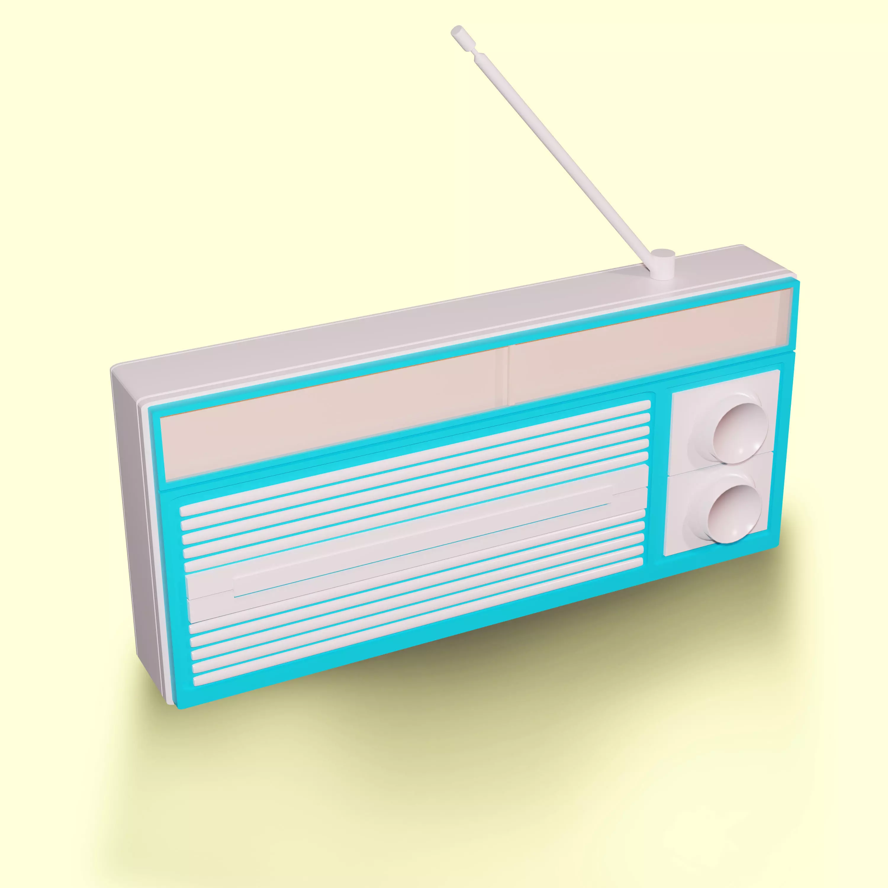 radio old Free 3D model
