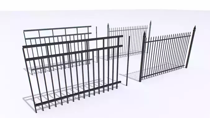 Metal Fences Pack 2