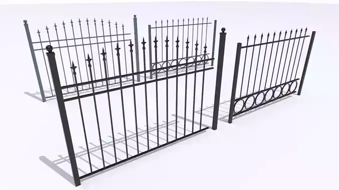 Metal Fences Pack 3