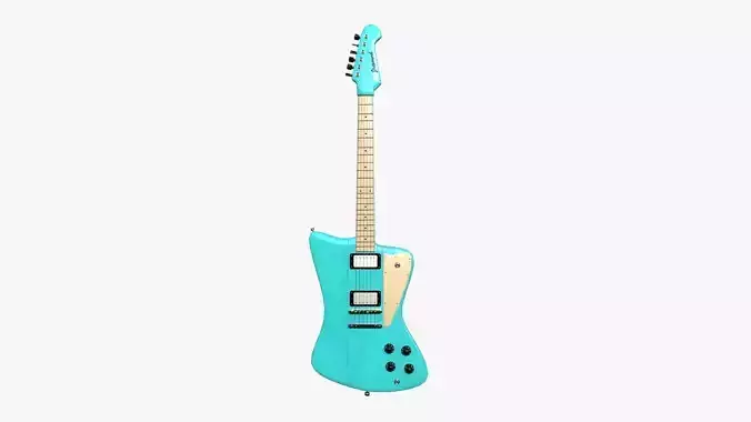 Electric Guitar G04 Light Blue - Music Instrument Design