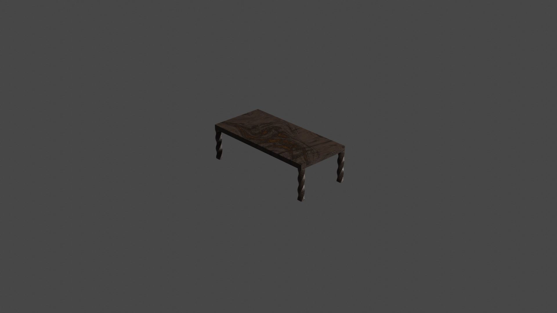 Table2 twisted legs sample 3D model_7