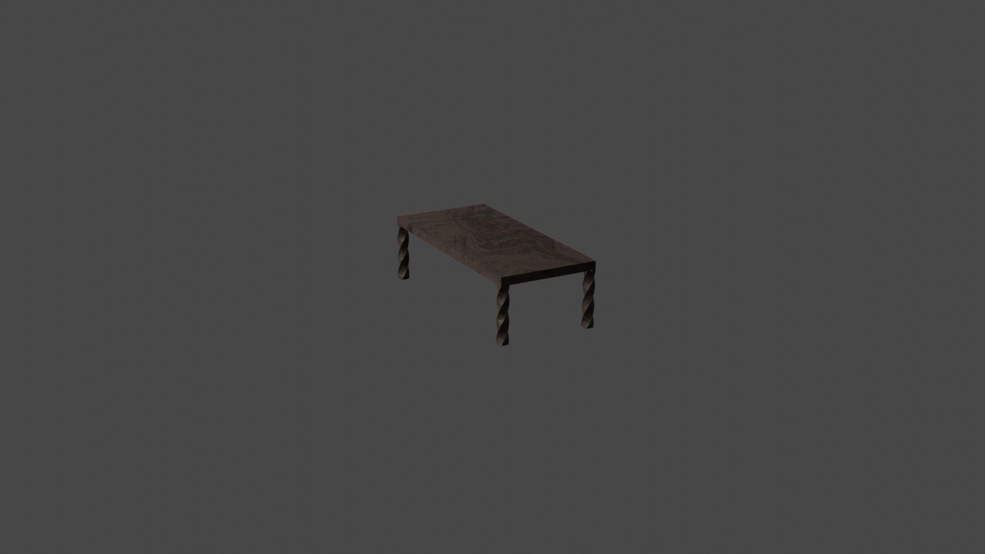Table2 twisted legs sample 3D model_10