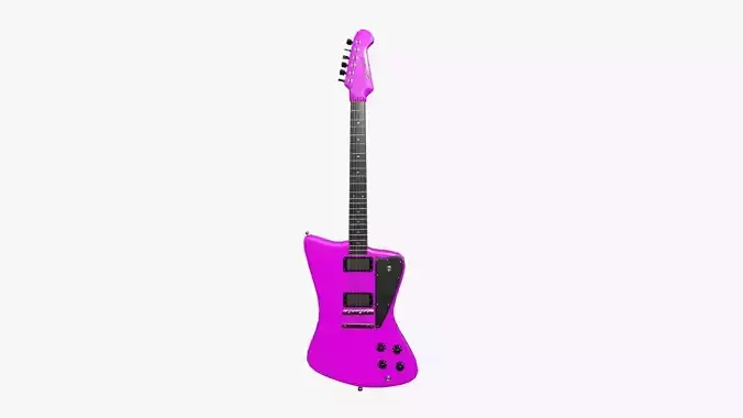 Electric Guitar G06 Pink - Music Instrument Design