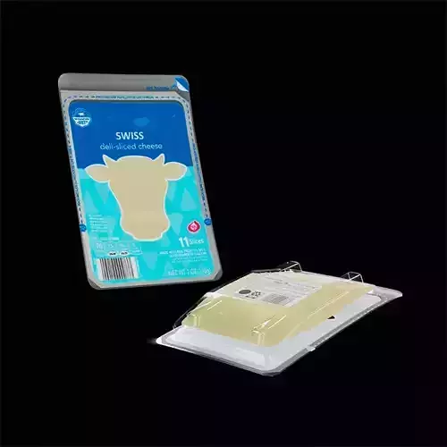 Sliced Cheese 1 3D model