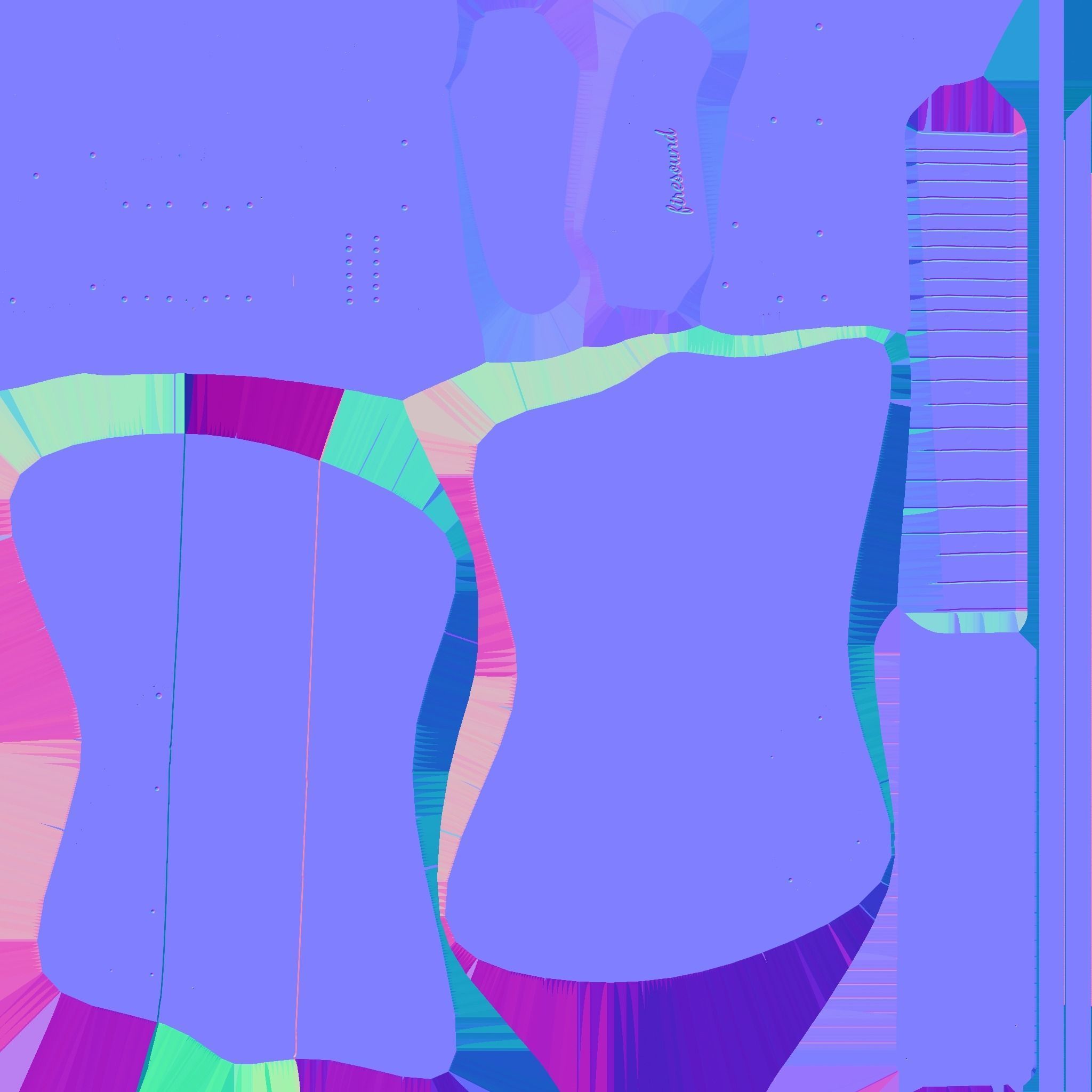 Electric Guitar G08 Red Wood - Music Instrument Design Low-poly 3D model_21