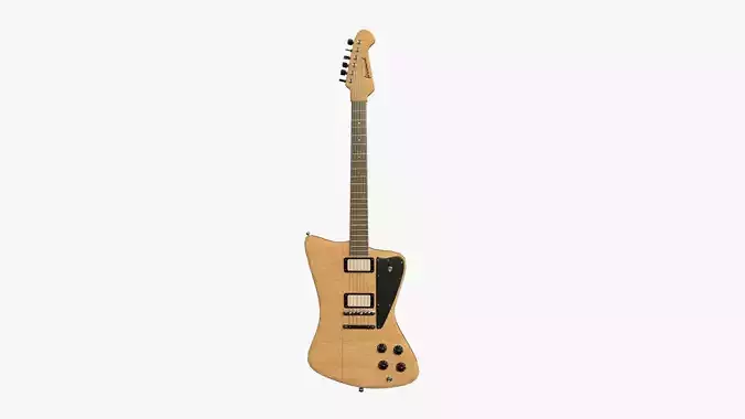 Electric Guitar G09 Light Wood - Music Instrument Design