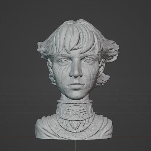 Disciples Sacred Lands - Undead Portrait Free 3D print model