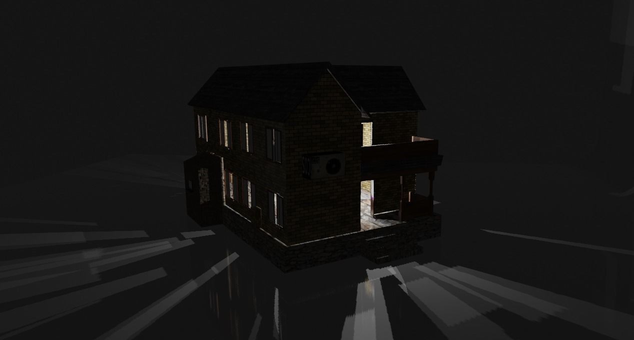 City House 2 3d exterior Models Low-poly 3D model_19