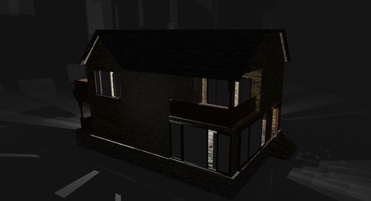 City House 2 3d exterior Models Low-poly 3D model_10