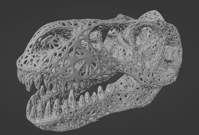 FILIGREE T-REX DINOSAURS SKULL