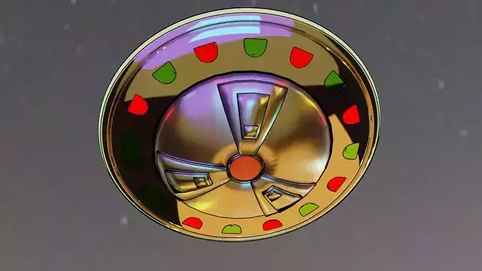 Alien Sci-Fi UFO Robot character