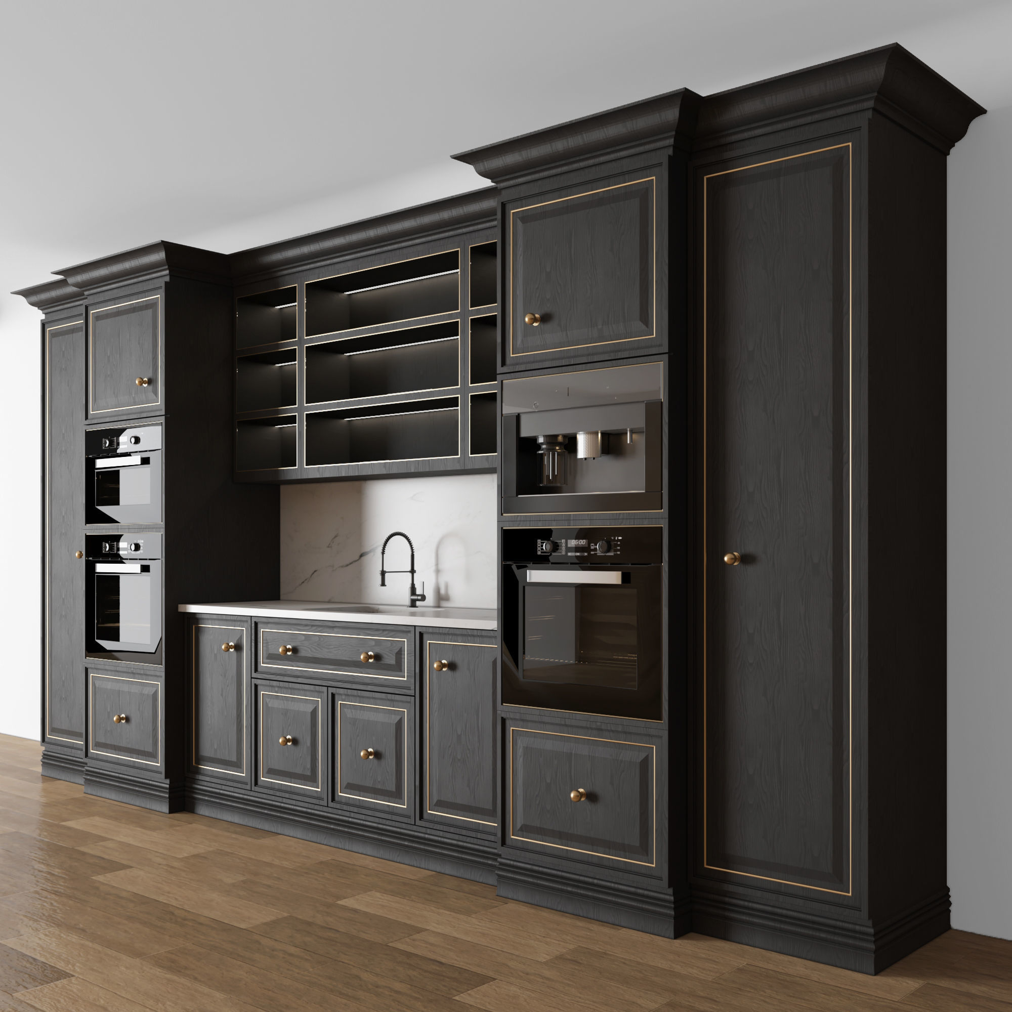 Kitchen Classic 04 3D model_1