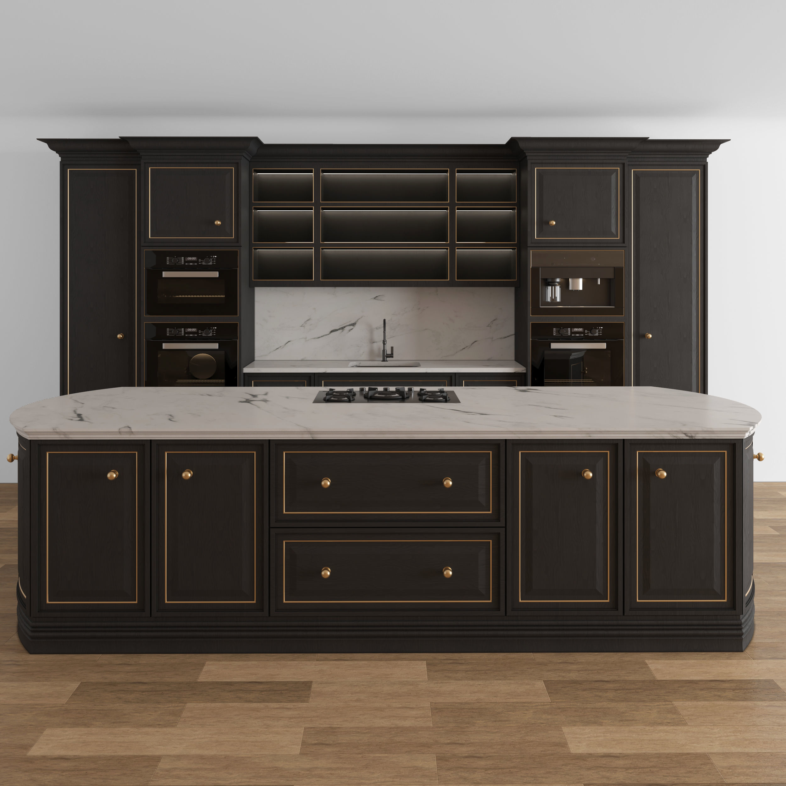 Kitchen Classic 04 3D model_2