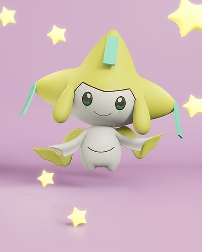 pokemon jirachi 3D print model