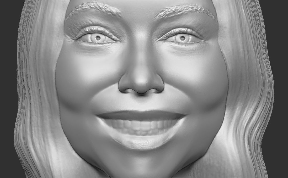 Mariah Carey bust for 3D printing 3D print model_18