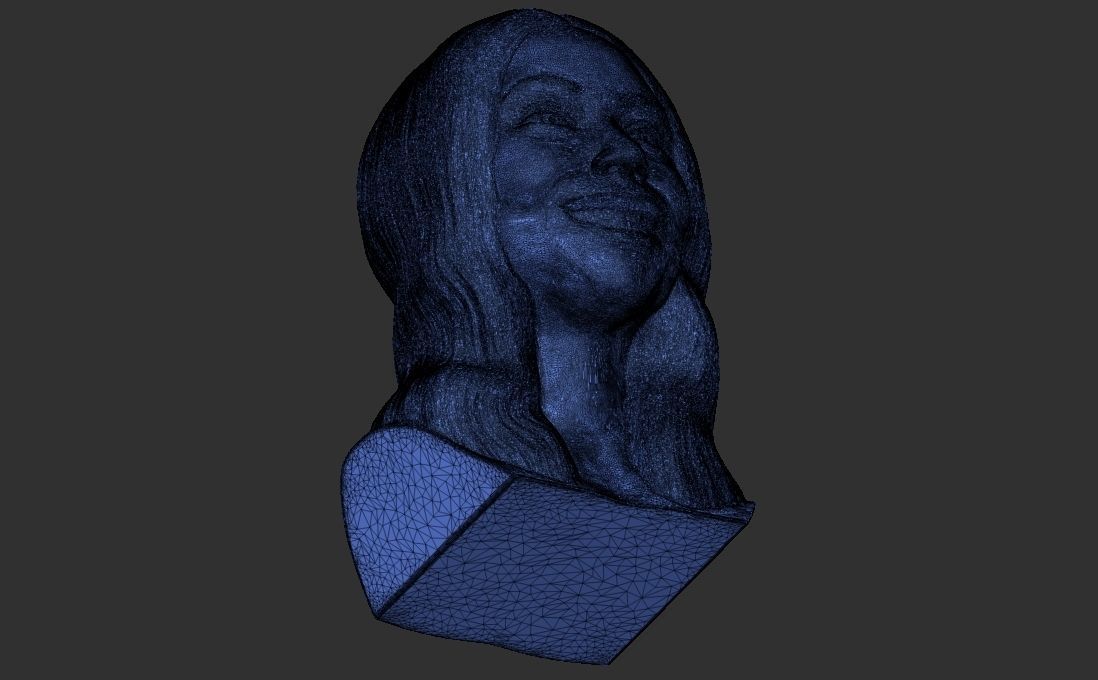 Mariah Carey bust for 3D printing 3D print model_34