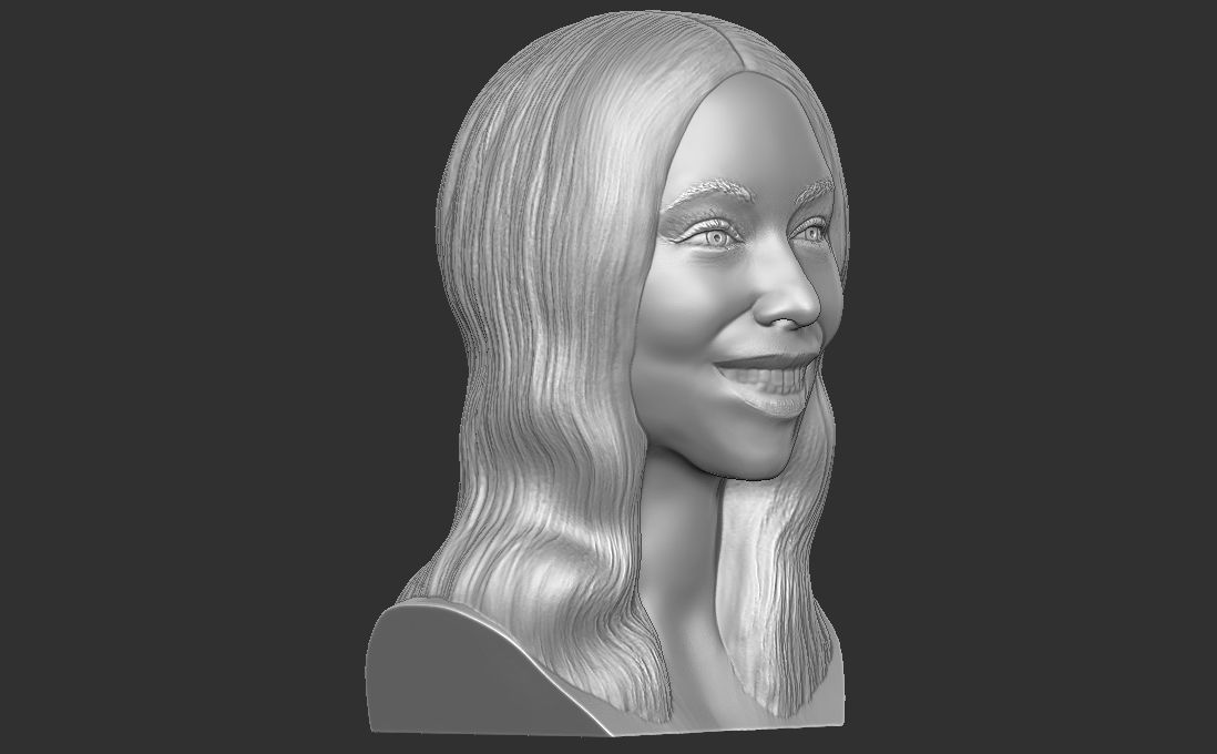 Mariah Carey bust for 3D printing 3D print model_14