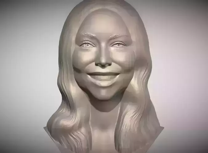Mariah Carey bust for 3D printing 3D print model