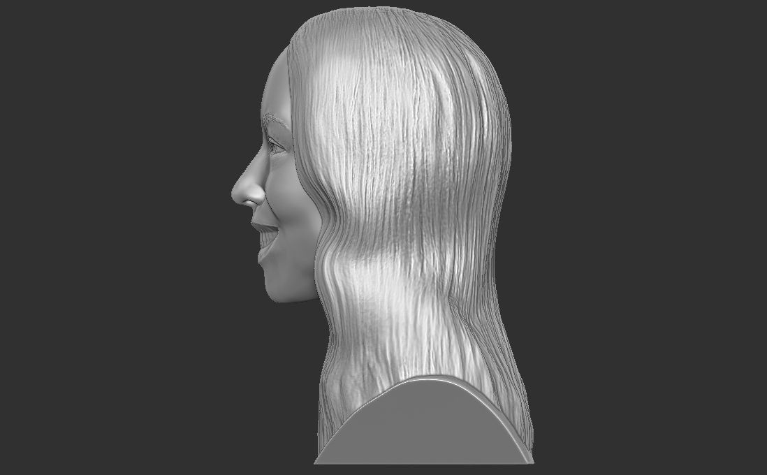 Mariah Carey bust for 3D printing 3D print model_9