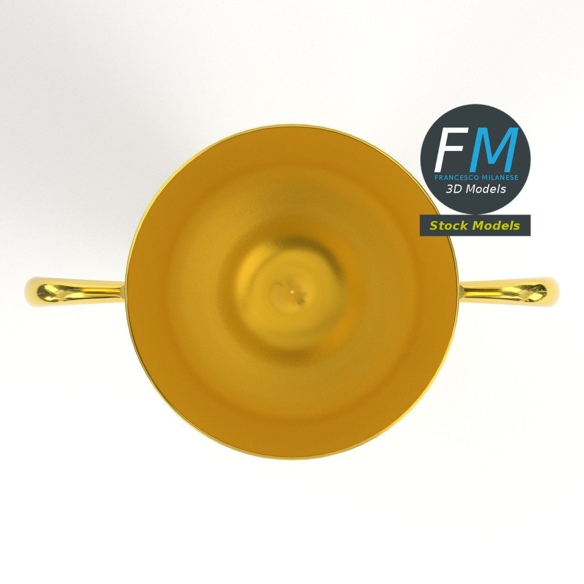 Trophy cup 4 3D model_6