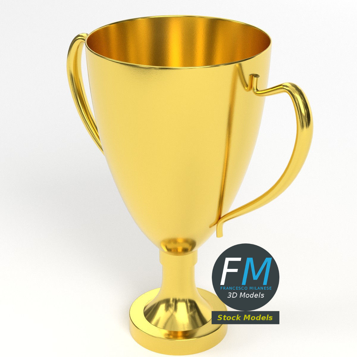 Trophy cup 4 3D model_2