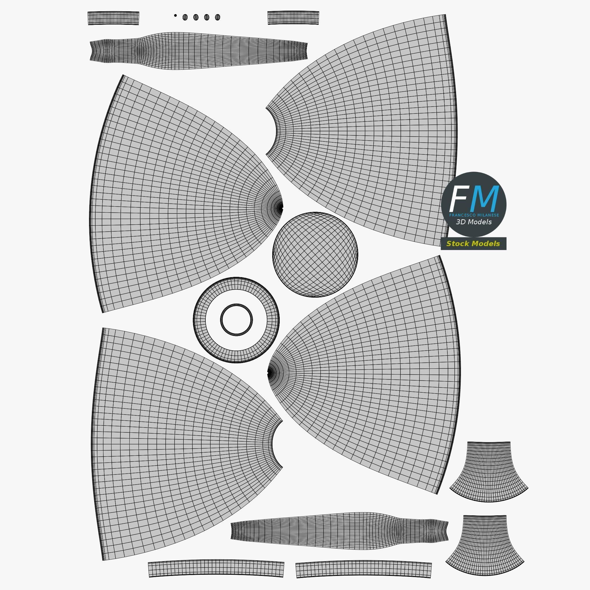 Trophy cup 4 3D model_11