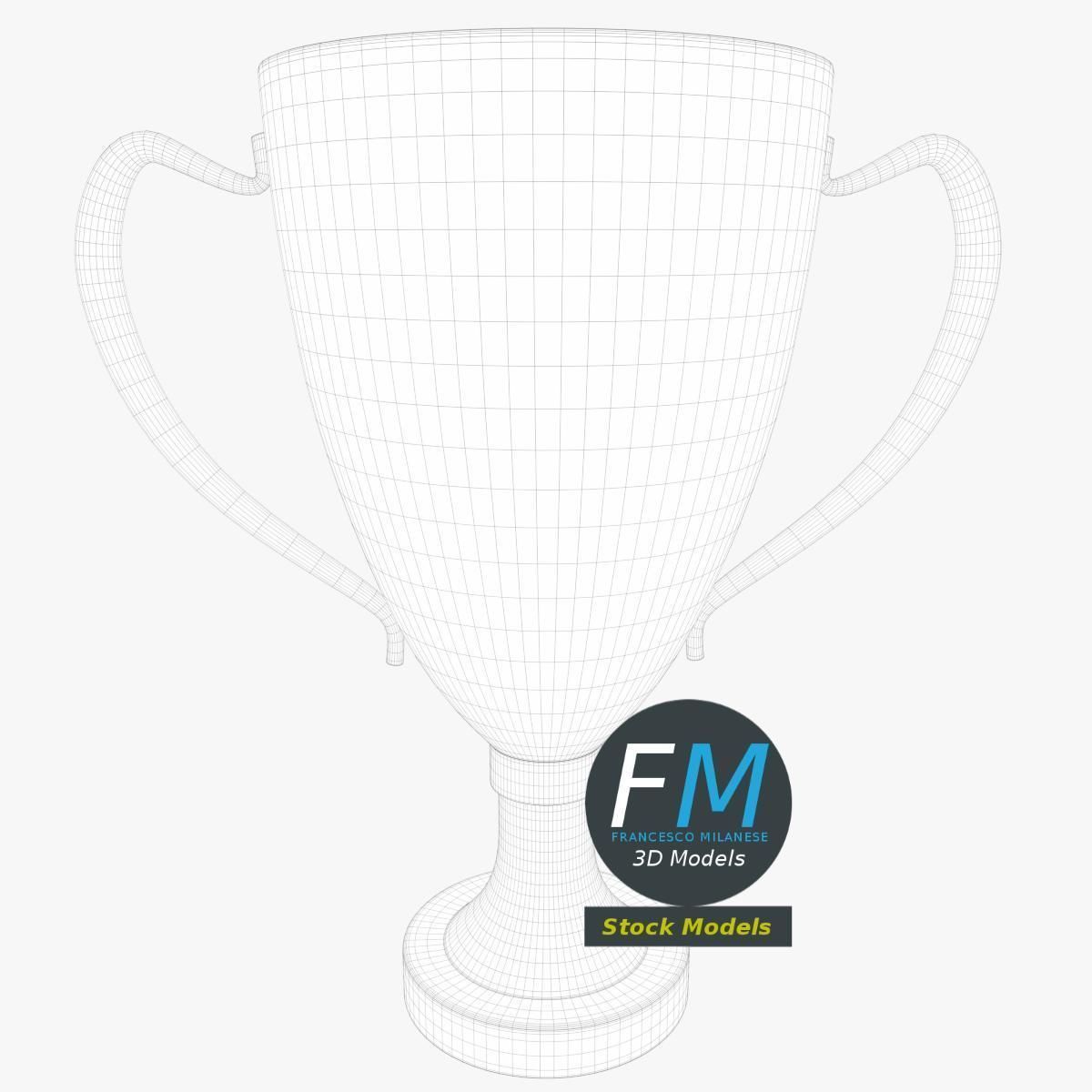 Trophy cup 4 3D model_7