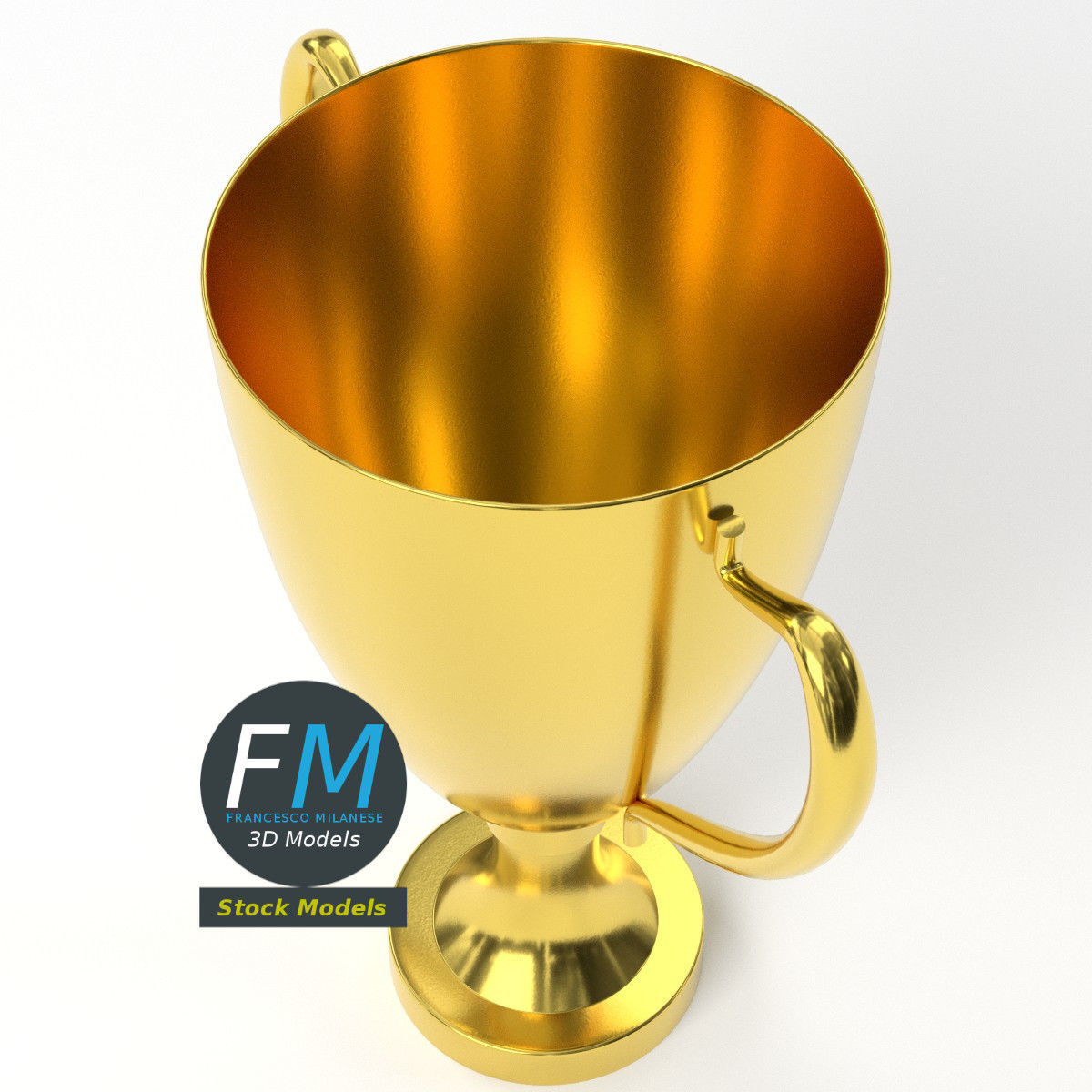 Trophy cup 4 3D model_5