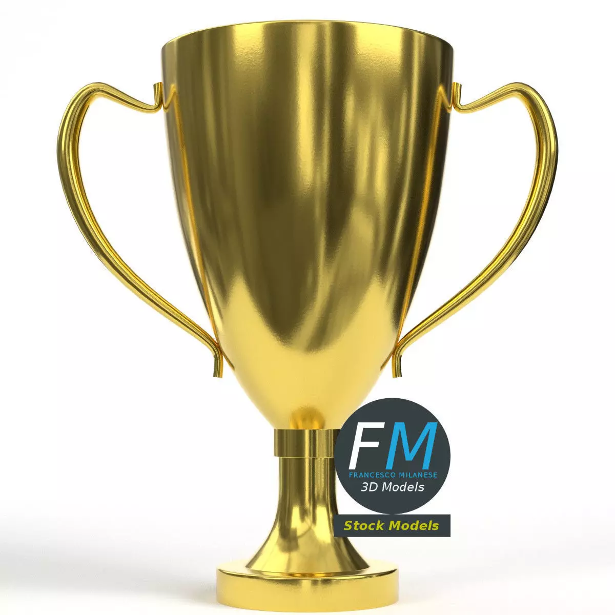 Trophy cup 4 3D model_0