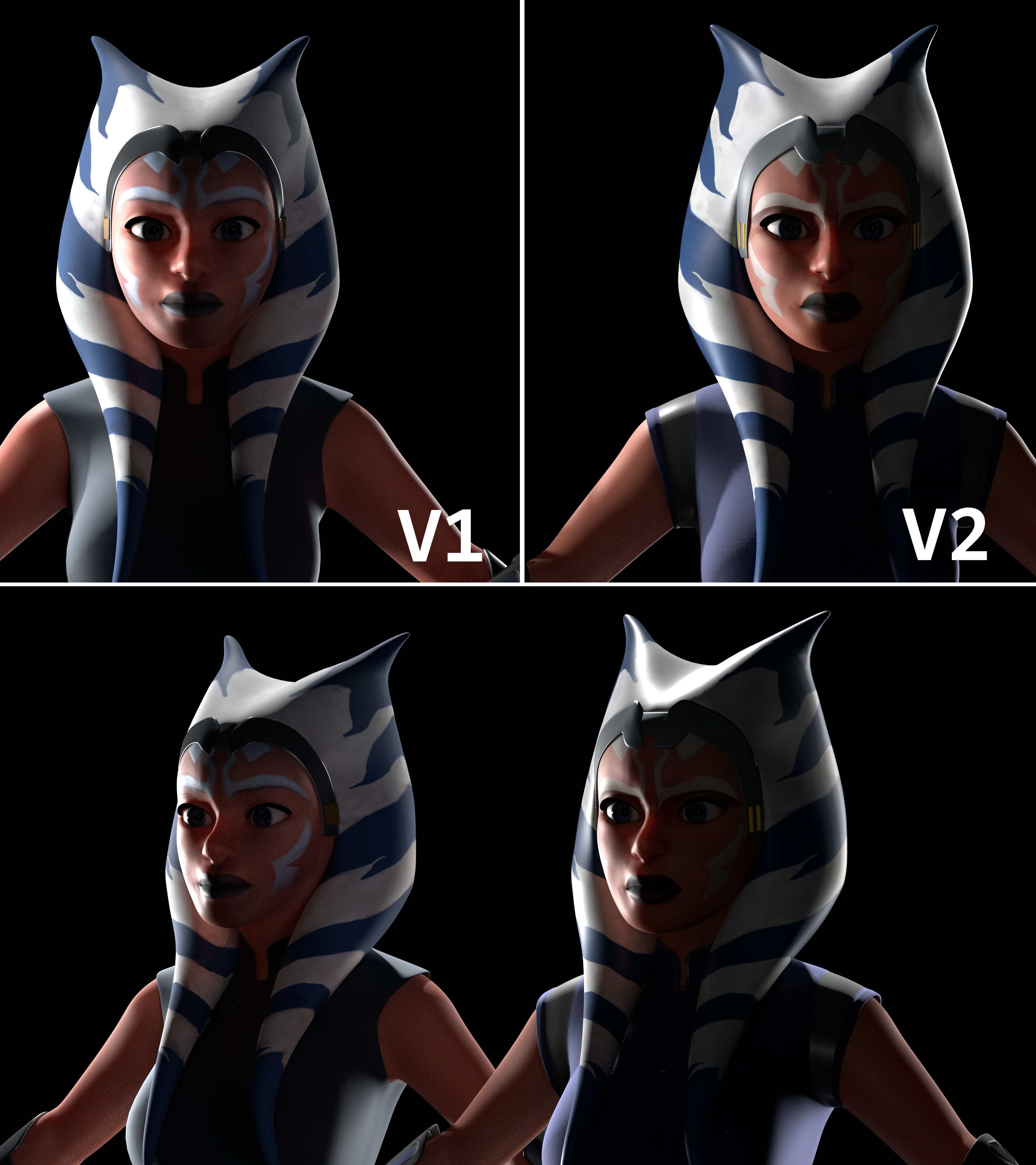 Ahsoka Tano 3D model_2