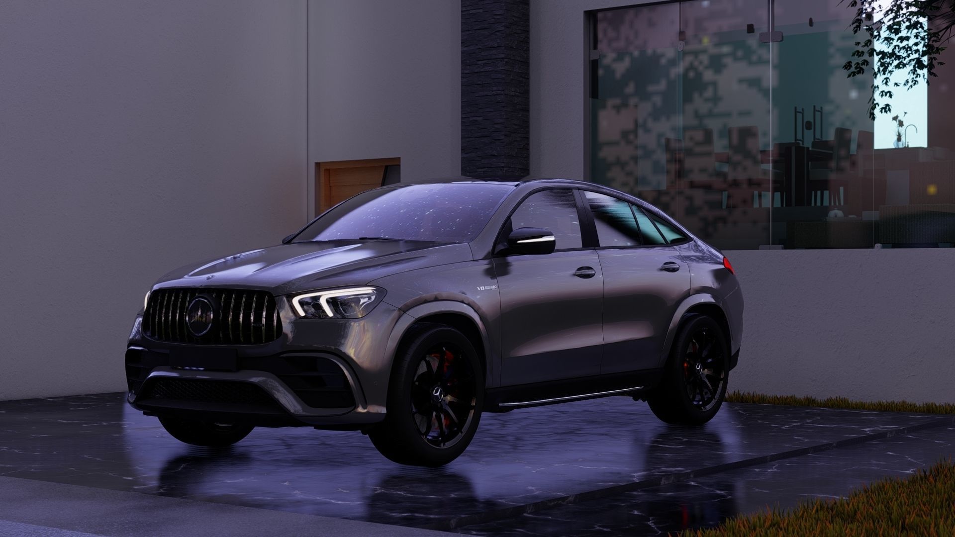 Mercedes GLE 63  S Coupe Amg 2021 3D model_1