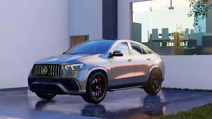 Mercedes GLE 63  S Coupe Amg 2021 3D model