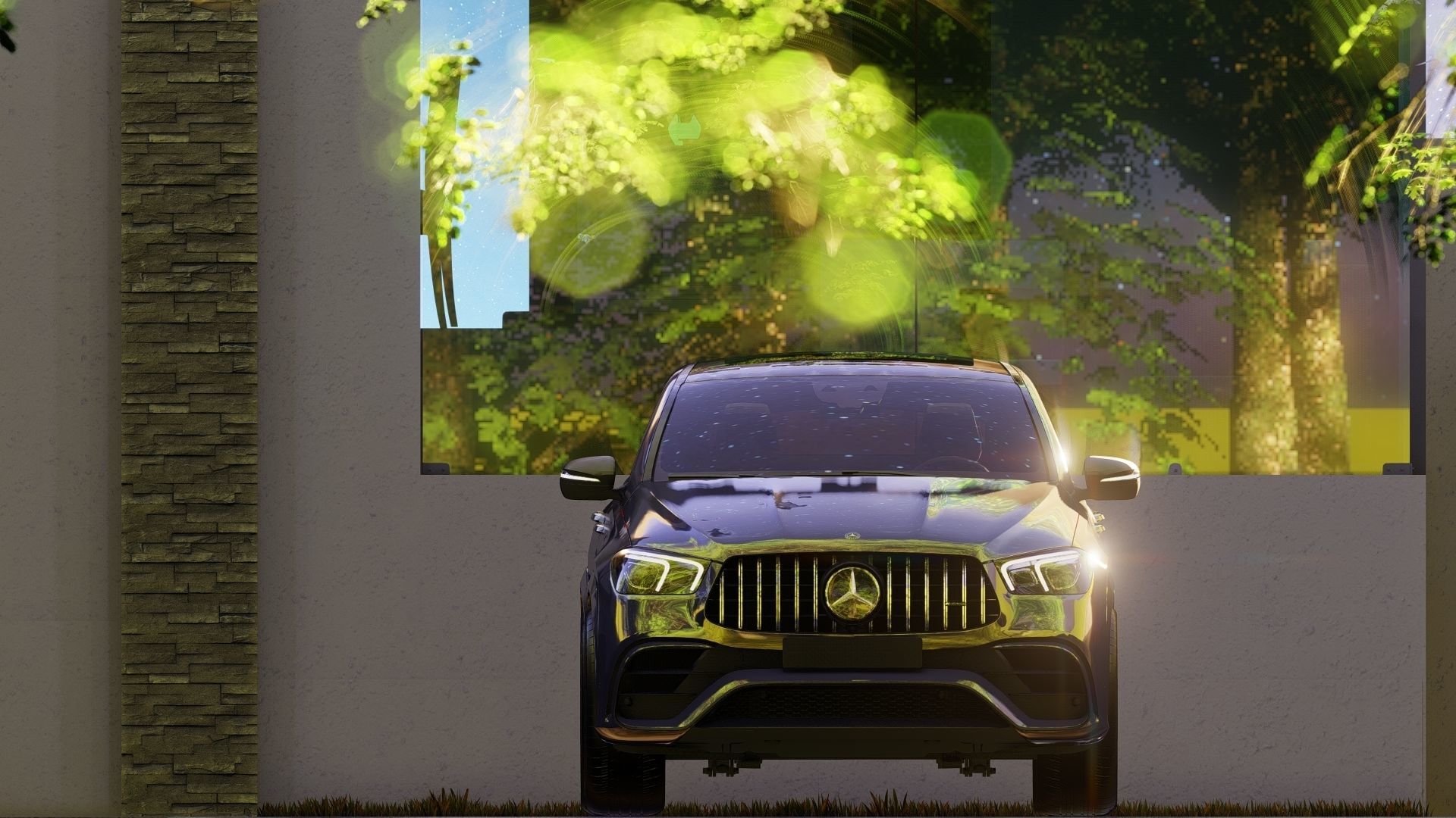 Mercedes GLE 63  S Coupe Amg 2021 3D model_2