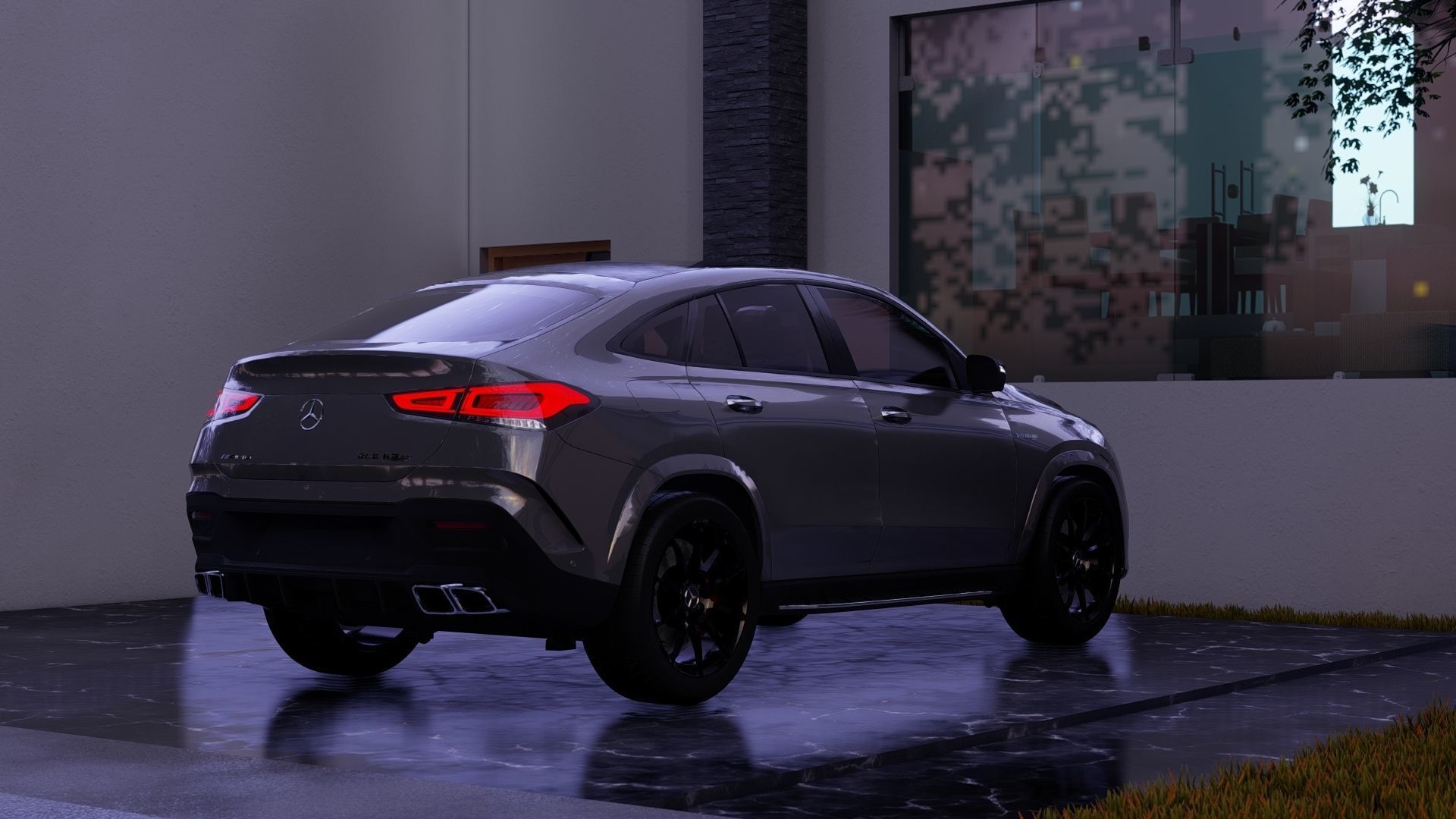 Mercedes GLE 63  S Coupe Amg 2021 3D model_5