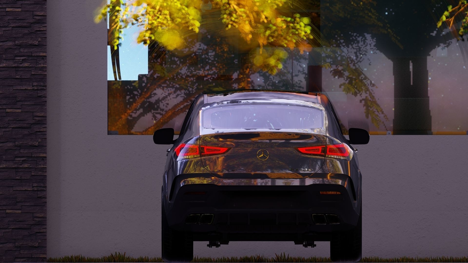 Mercedes GLE 63  S Coupe Amg 2021 3D model_3