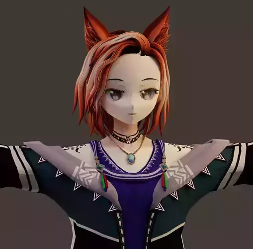 hair 1 female character with